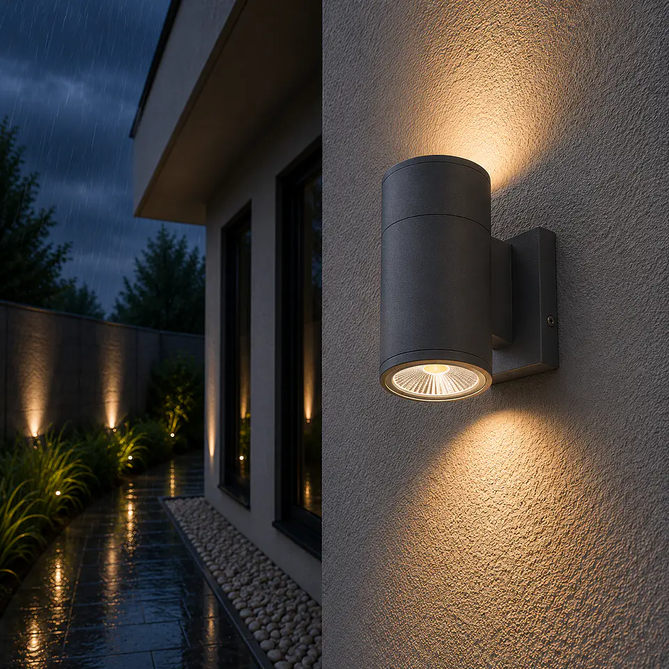 Aplique LED 14W 1347Lm 2700ÂºK Bella IP65 40.000H [HO-COBWALL-2X7-WW] 1