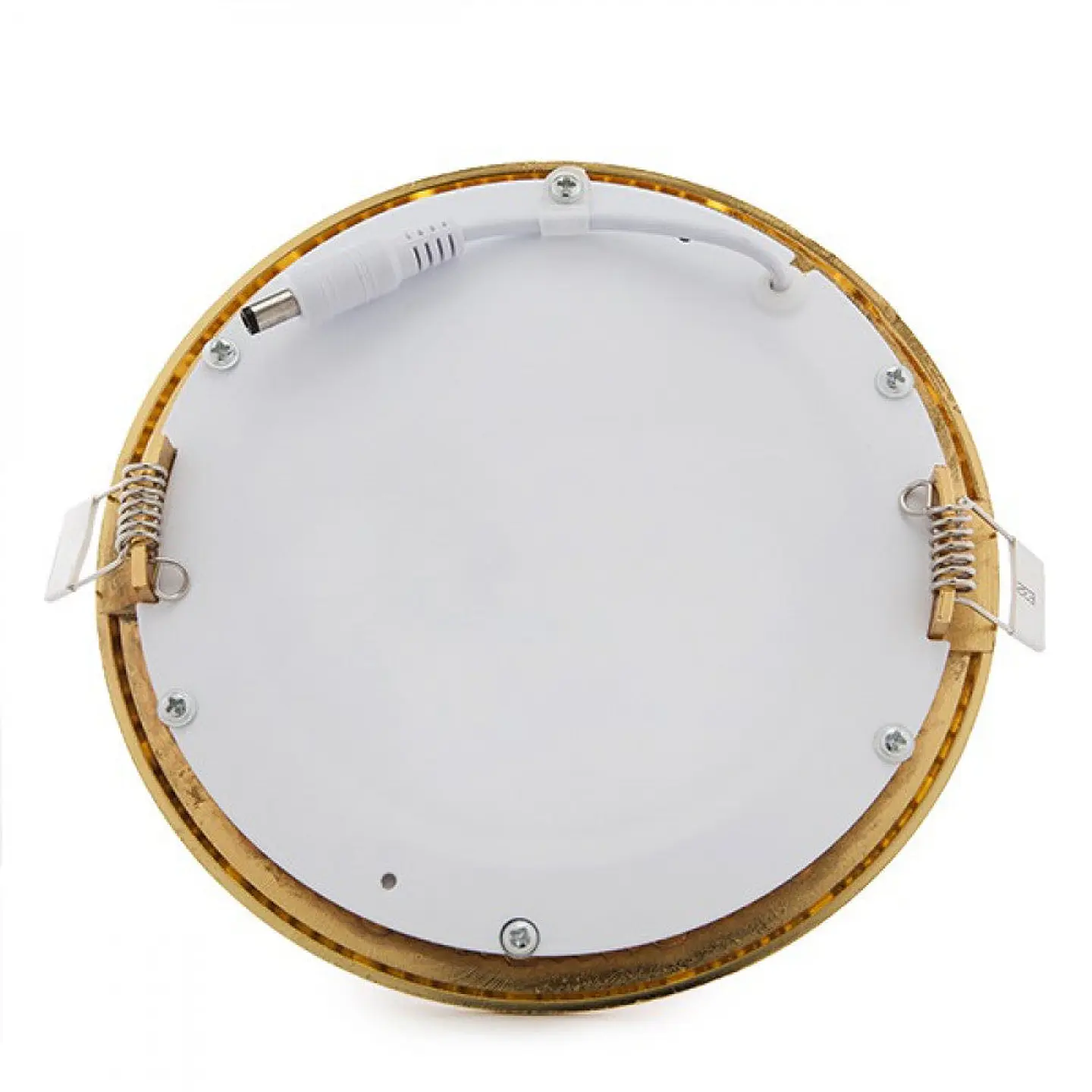 Painel LED 12W 1200Lm 2700ÂºK Circular Dourado 50.000H [GL-CL-R12N-G-WW] 5