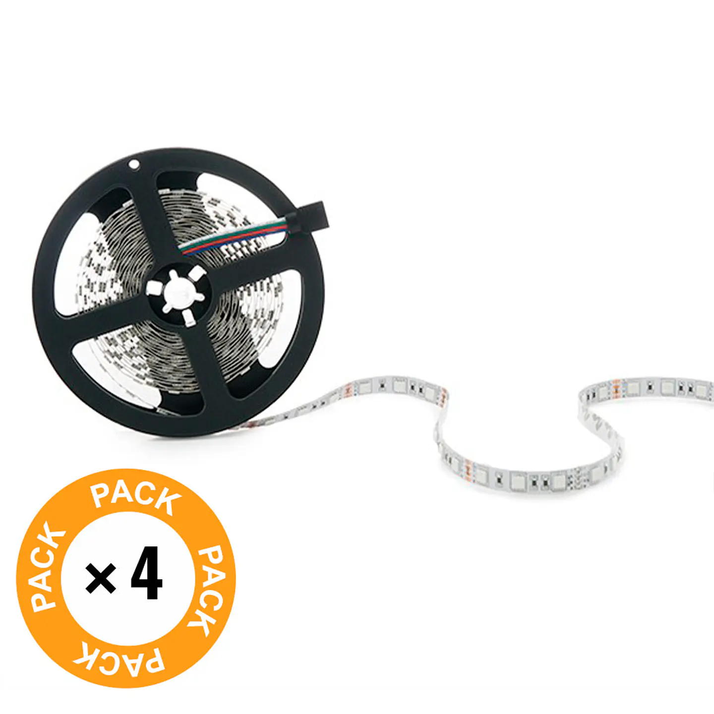 Pack 4 Tiras LED 72W 4200Lm 4200ÂºK 300 2