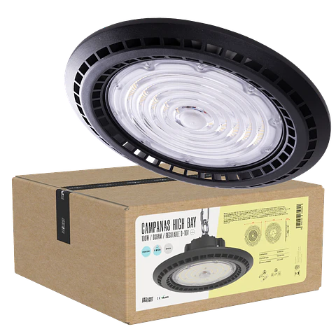 CampÃ¢nula LED 100W 18.000Lm 6000ºK Osram IP65 Regulavel 0-10V 100.000H [BX3-HVUFO100W-H-CW]