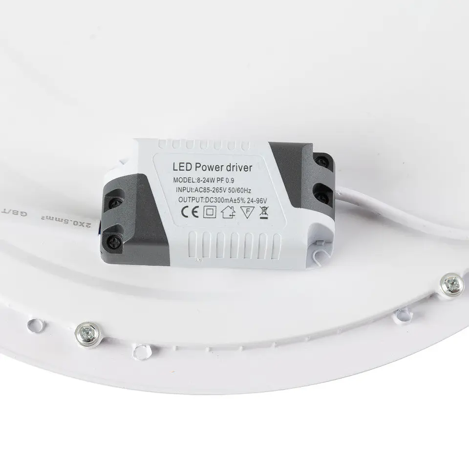 Painel de LED 25W 2.000Lm CCT (Tom de Luz RegulÃ¡vel) 3000-6000ÂºK Circular 40.000H [HO-RDP16-25W-CCT] 6