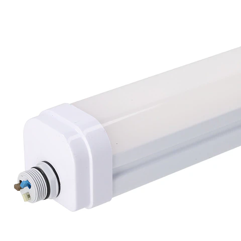 Philips IP66 Linkable Lumiaria LED Ã  prova d'Agua 150Cm Potencia Ajustavel (35/42 / 50W) 160Lm / W CCT Tom de luz Ajustavel 3/4