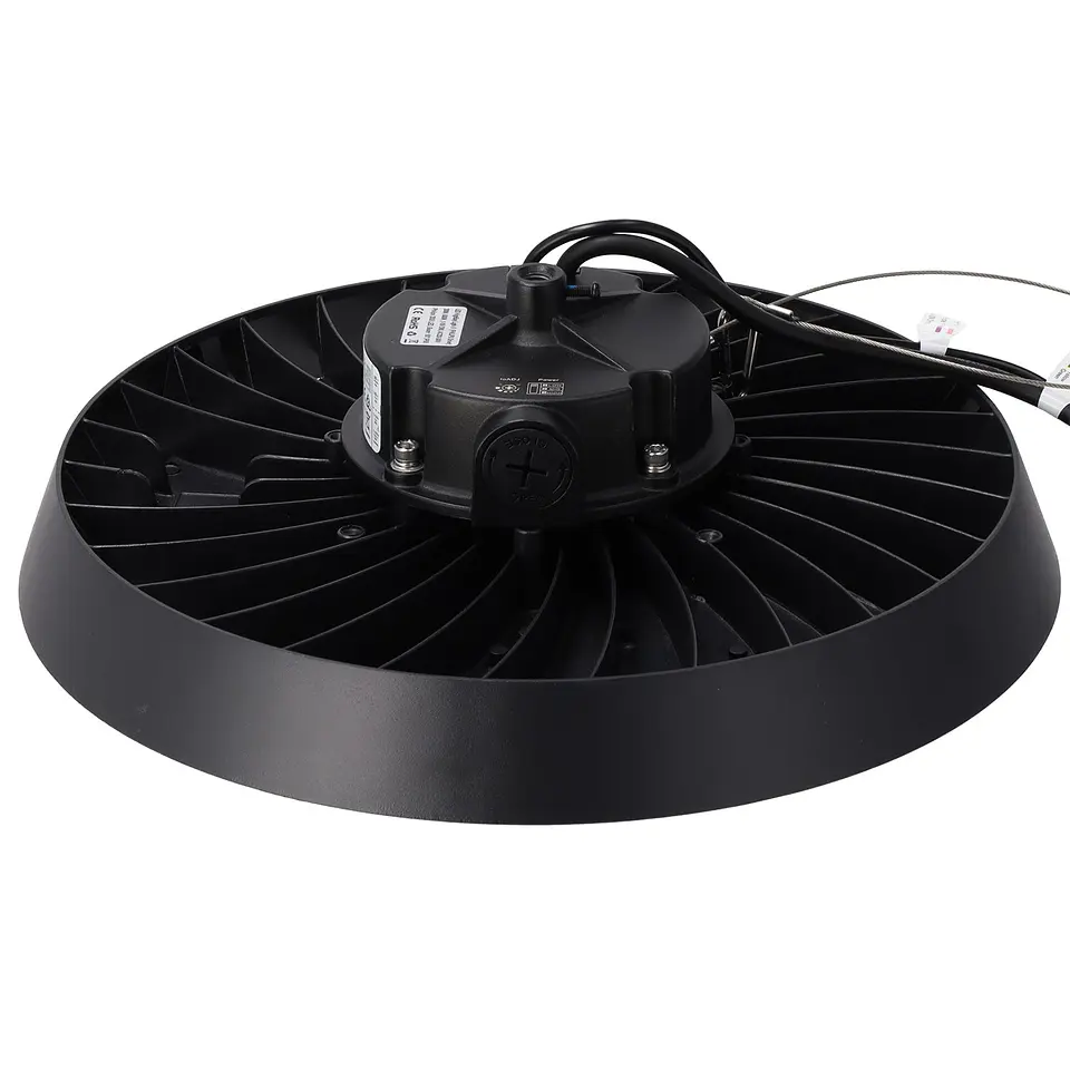 Campainha LED Industrial UFO 200W (120W-160W-200W) 200 lm/W 5000ÂºK PHILIPS Xitanium RegulÃ¡vel 1-10V HBM 3
