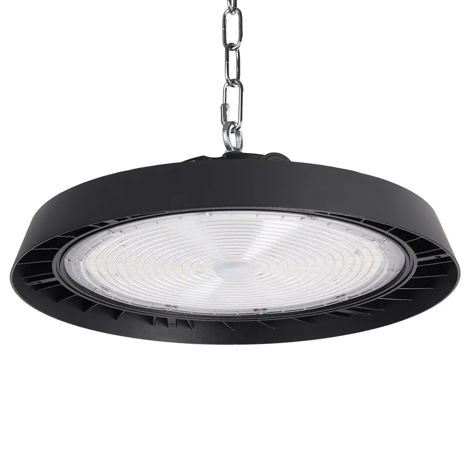 Campainha LED Industrial UFO 200W (120W-160W-200W) 200 lm/W 5000ÂºK PHILIPS Xitanium RegulÃ¡vel 1-10V HBM 4