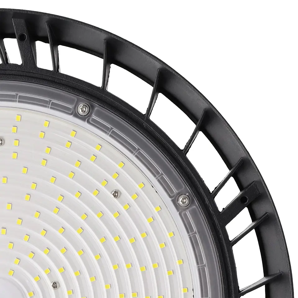 Campainha LED Industrial UFO 200W (120W-160W-200W) 200 lm/W 5000ÂºK PHILIPS Xitanium RegulÃ¡vel 1-10V HBM 6