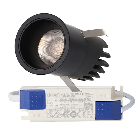 Downlight Spot LED 7W 700Lm 2700ºK Circular PRO SMD3030 50.000H
