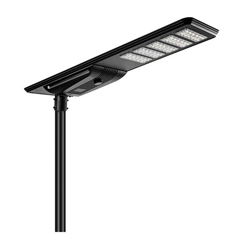 Lumiaria Solar LED HÃ­brida 80W 210Lm/W (110W Monocristalina) Branco Quente 3000K
