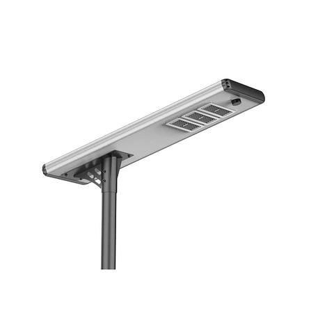 Lumiaria Solar LED HÃ­brida 80W 100Lm/W (95W Monocristalina) Branco Quente 3000K