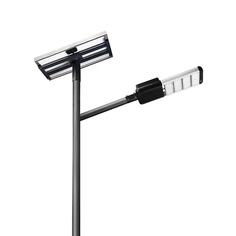 Lumiaria Solar LED 80W 180Lm/W (110W Monocristalina) Branco Quente 3000K