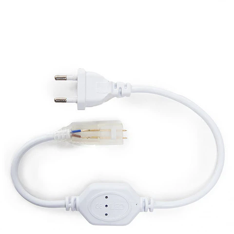 Conector de Encaixe Tira LED Led Smd3528 220Vac Ip65 [HO-ENCHUFE-IP653528]