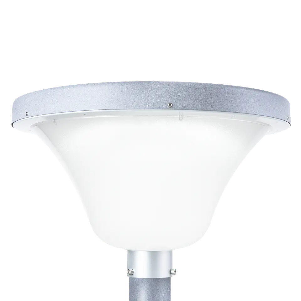 Poste solar circular LED para jardins 45W 2