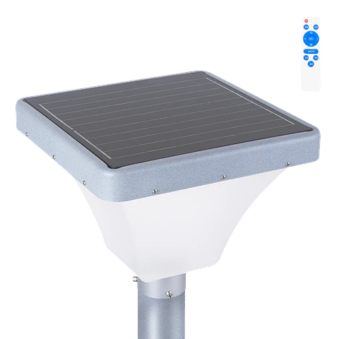 Poste LED Solar Retangular para Jardins 45W 