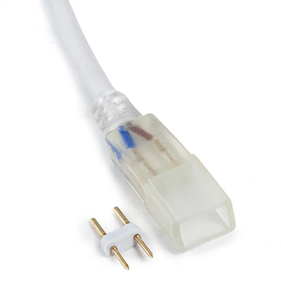 Conector de EncaixeÂ Tira LED Led Smd3528 220Vac Ip65 [HO-ENCHUFE-IP653528] 2