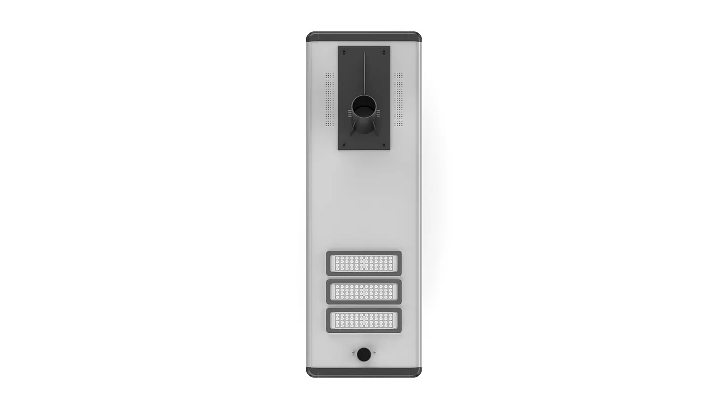 LuminÃ¡ria Solar LED 80W 100Lm/W (95W Monocristalina) Branco Quente 3000K 4
