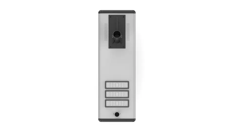 LuminÃ¡ria Solar LED 80W 100Lm/W (95W Monocristalina) Branco Quente 3000K 4
