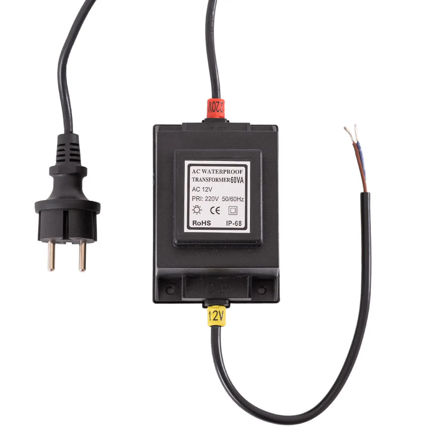 Transformador LED 60W 230Vac/12Vac Submersimvel Ip68 1