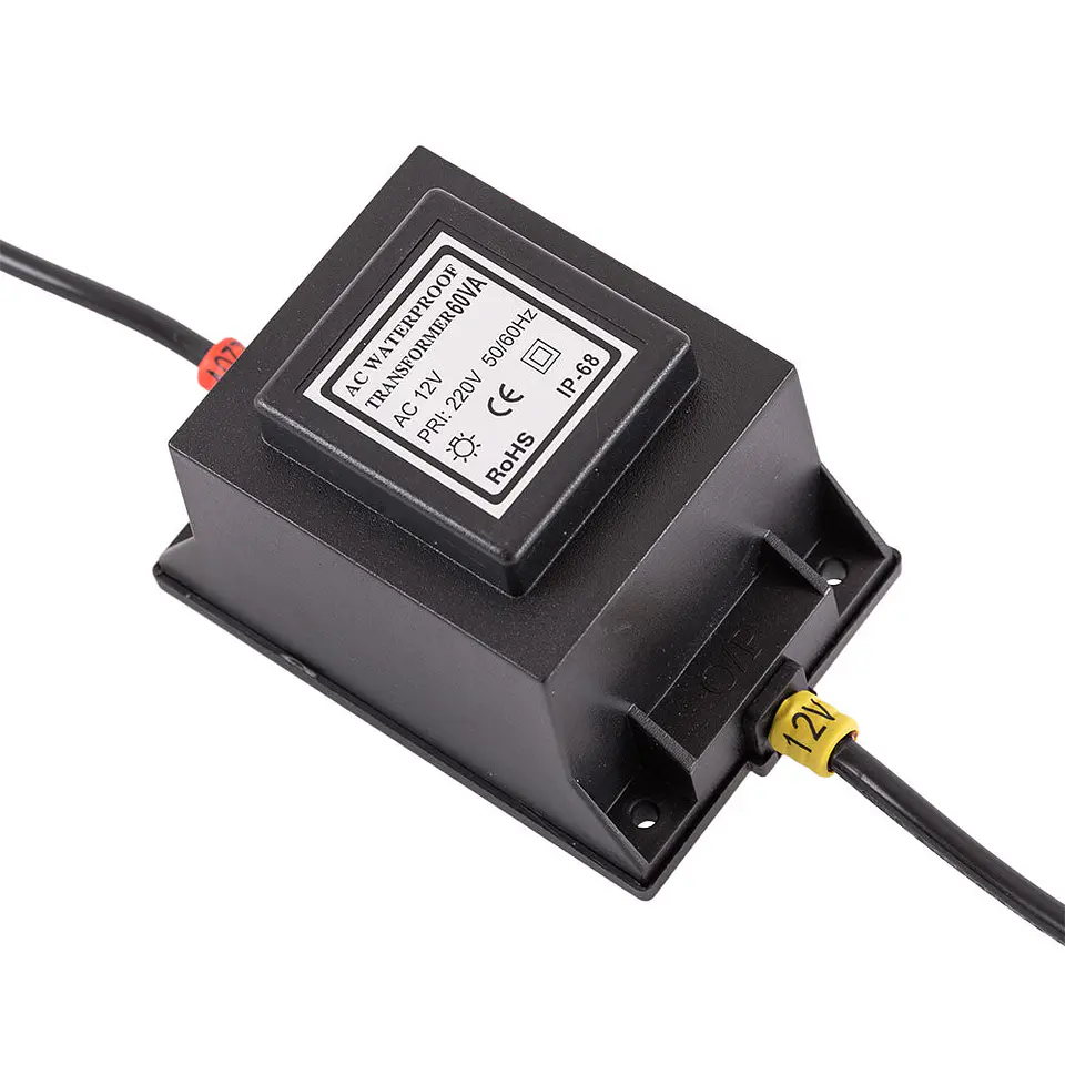 Transformador LED 60W 230Vac/12Vac Submersimvel Ip68 2