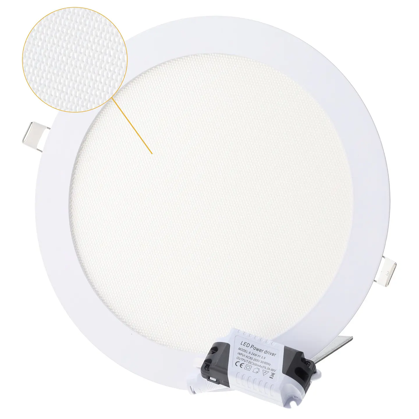 Painel LED 20W 2.000Lm Circular CCT (Tom de Luz Regulavel) UGR17 40.000H 1