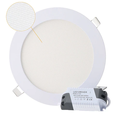 Painel LED 12W 860Lm Circular CCT (Tom de Luz Regulavel) UGR17 40.000H
