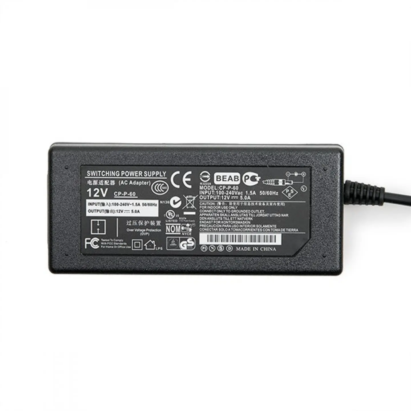 Transformador LED 60W 230VAC/12VDC IP20 4