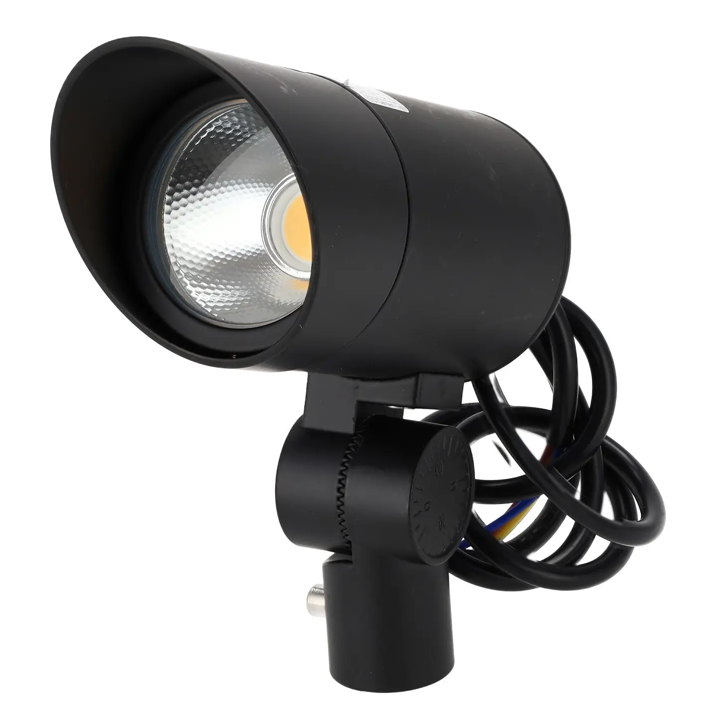 Foco LED com espeto de jardim 18W 60Âº IP65 3000K Acabamento preto 2
