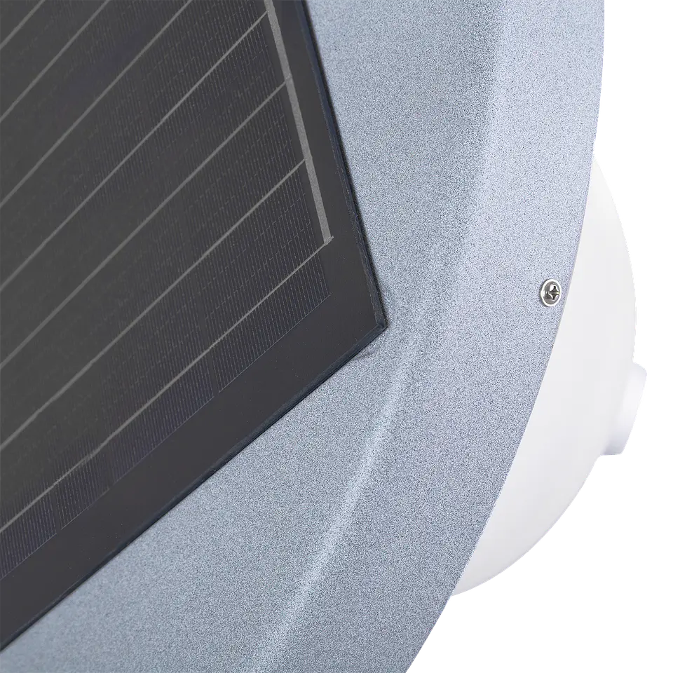 Poste solar circular LED para jardins 45W 6