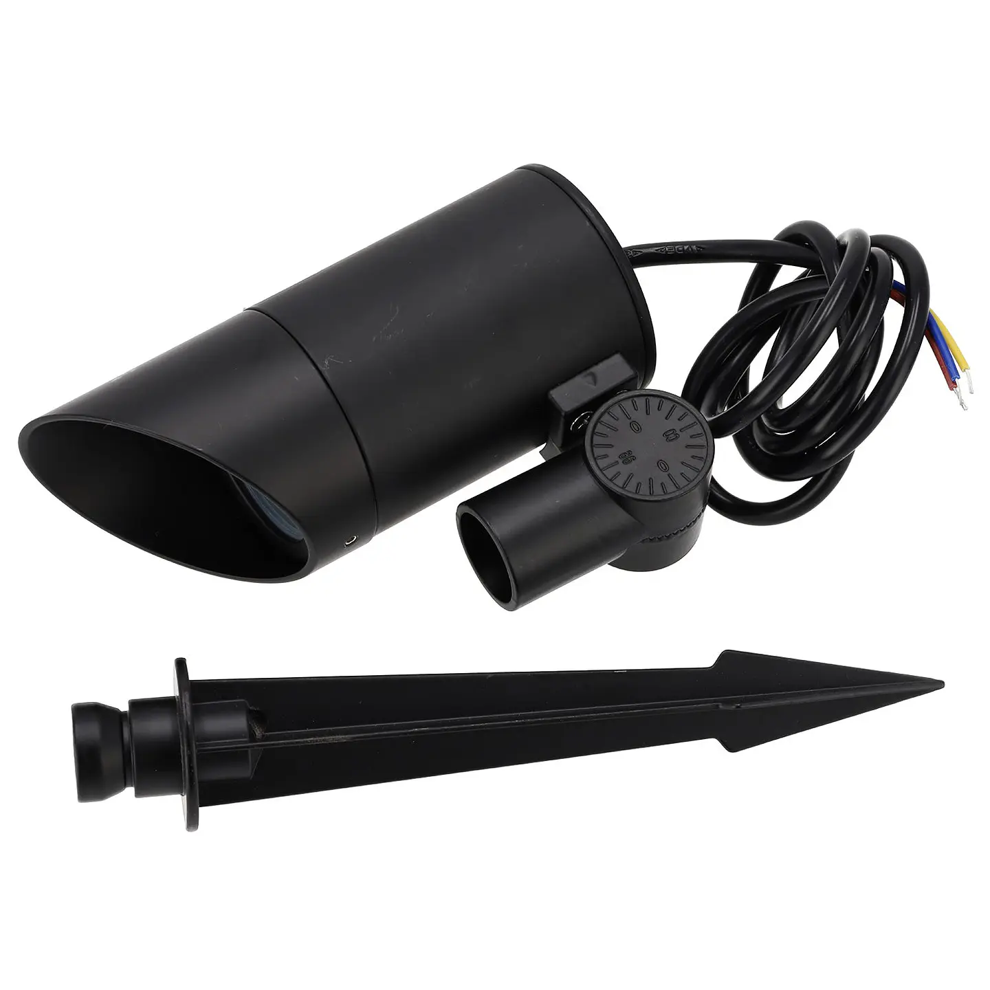 Foco LED com espeto de jardim 18W 60Âº IP65 3000K Acabamento preto 5