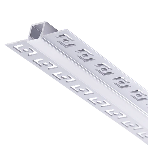 Perfil de Aluminio para Embutir Tira Led Gesso/Pladur 9mm - 1M [BX3-PA-639-1M]