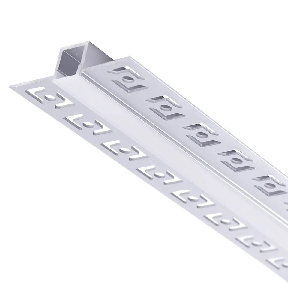 Perfil de AlumÃ­nio para Embutir Tira Led Gesso/Pladur 9mm - 1M [BX3-PA-639-1M] 1