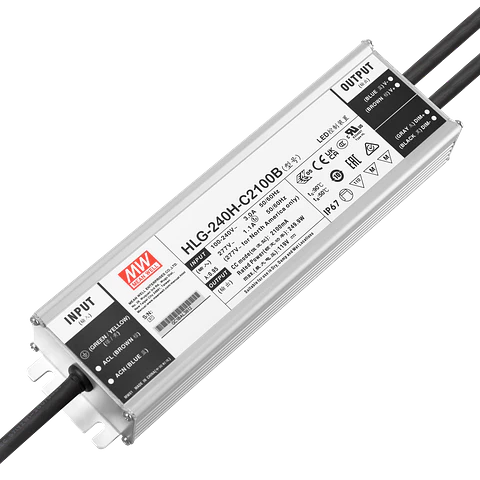 Driver de LED Meanwell 240W 90-305VAC 2100A IP67