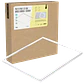 Pacote 10 Painel LED 48W 4320Lm 4200ÂºK 60x60Cm Moldura Luminosa 40.000H [BX3-LPF-6060-48W-W] - Thumbnail 1