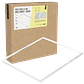Pacote 10 Painel LED 40W 3.600Lm 6000ÂºK 60X60Cm Moldura Luminosa 40.000H [BX3-LPF-6060-40W-CW] - Thumbnail 1