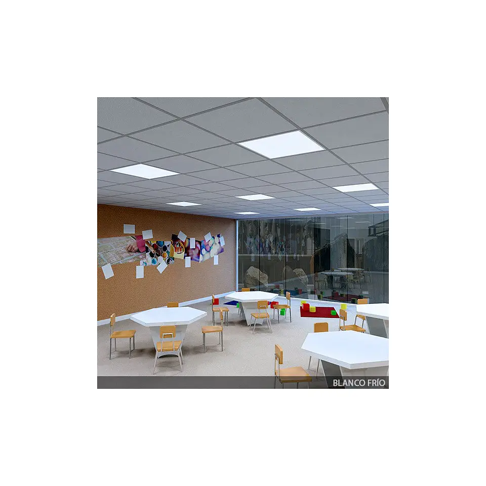 Pacote 10 Painel LED 40W 5.000Lm 6000ÂºK 60x60Cm Alto LÃºmen UGR19 60.000H [BX3-LP-40W-U19-CW] 8