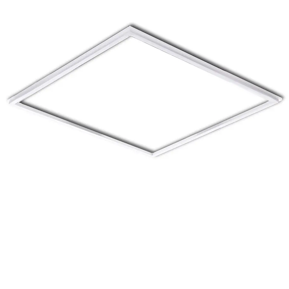 Pacote 10 Painel LED 40W 3.600Lm 6000ÂºK 60X60Cm Moldura Luminosa 40.000H [BX3-LPF-6060-40W-CW] 3