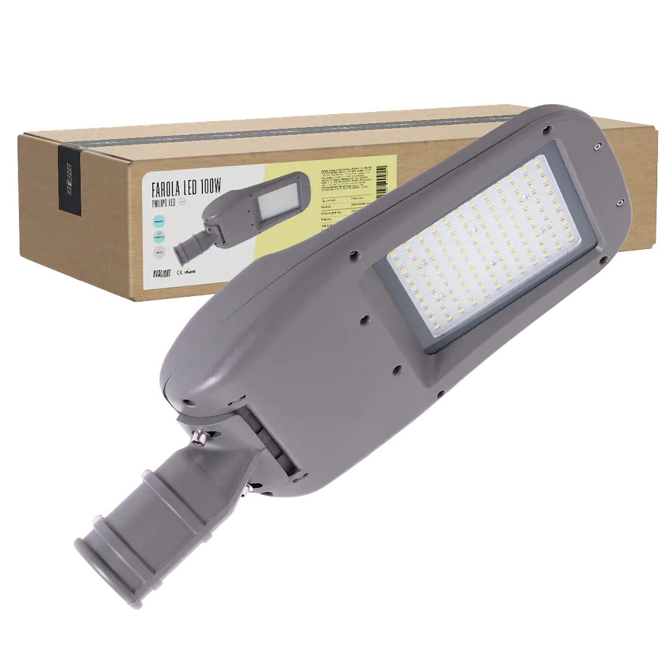 IluminaÃ§Ã£o pÃºblica LED 100W 16.000Lm 6000ÂºK 0-10V IP65 PRO SMD5050 100.000H 1