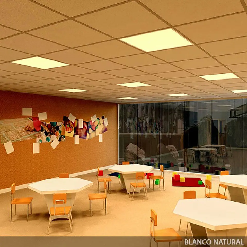 Painel LED Superslim 36W 3623Lm 4200ÂºK 60x60Cm UGR19 Moldura Branca 40.000H [BX3-PANMB59559536W-W] 10