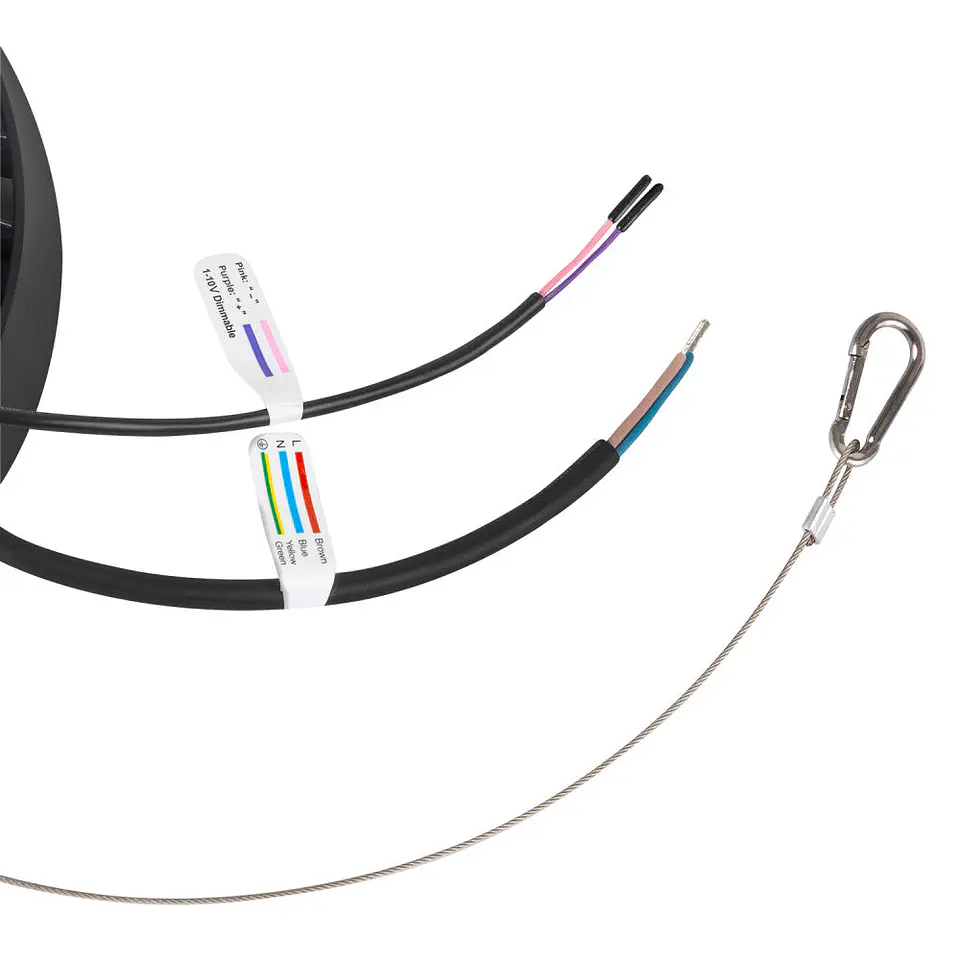 Campainha LED 200W (120W-160W-200W) 36000Lm Driver Lifud RegulÃ¡vel 1-10V Chip Philips 4000ÂºK 90Âº 7