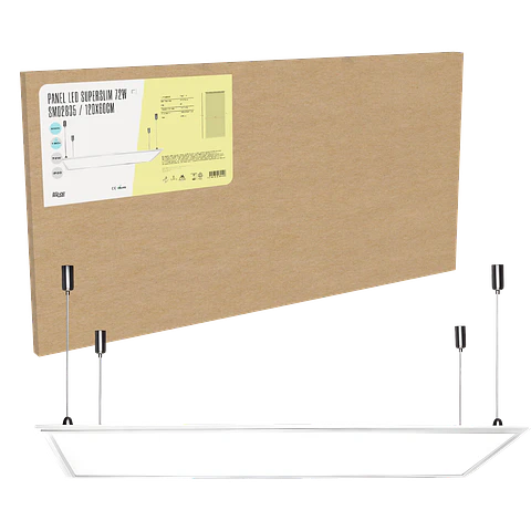 Painel LED Superslim 72W 7790Lm 3000ºK 120x60Cm 40.000H [BX3-PAN120060072W-WW]