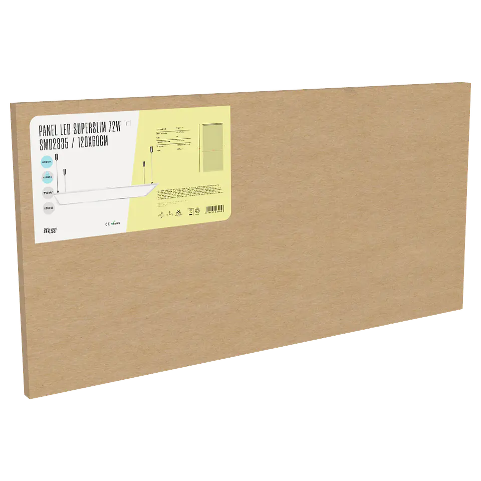 Painel LED Superslim 72W 7.900Lm 6000ÂºK 120x60Cm 40.000H [BX3-PAN120060072W-CW] 2