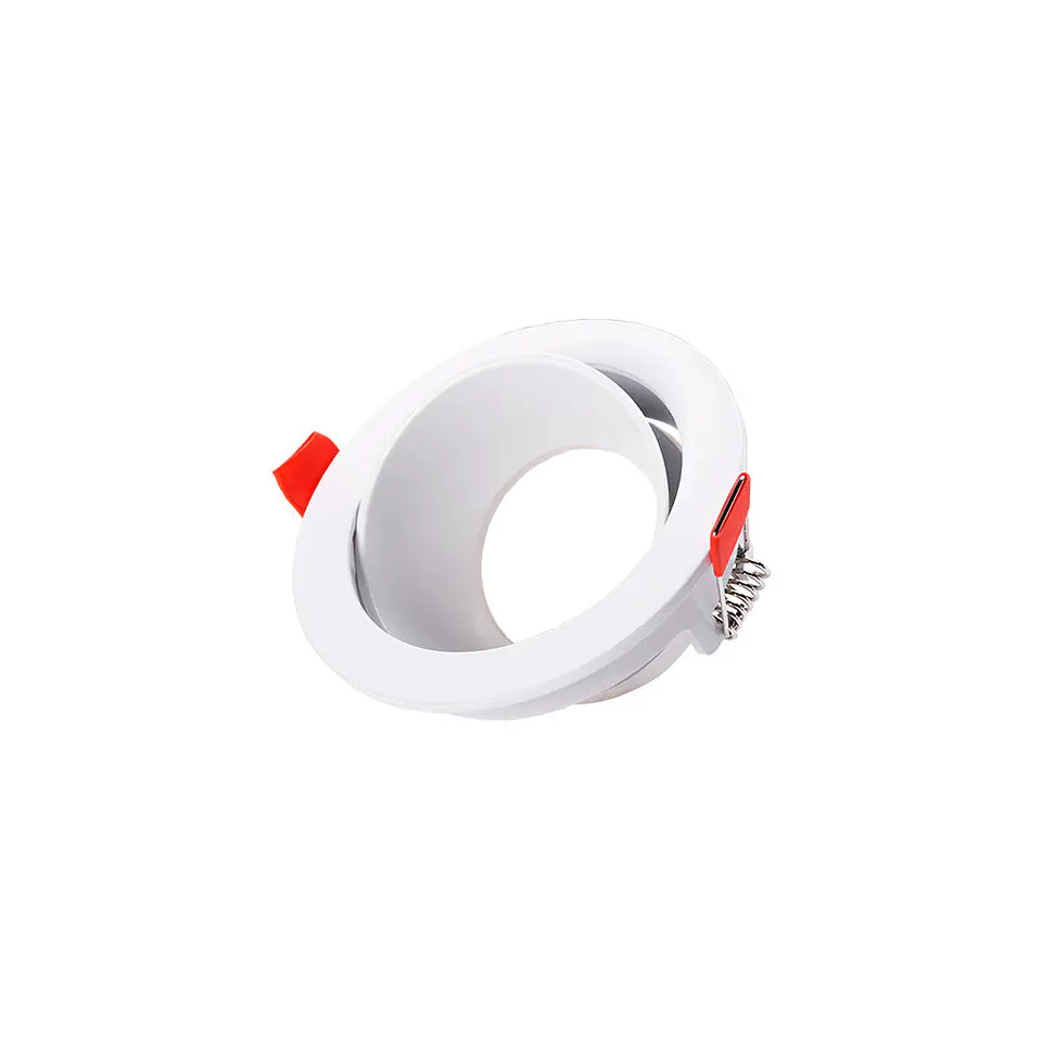 Downlight Circular Gu10 Sem Porta-LÃ¢mpada/LÃ¢mpada - Branco 1
