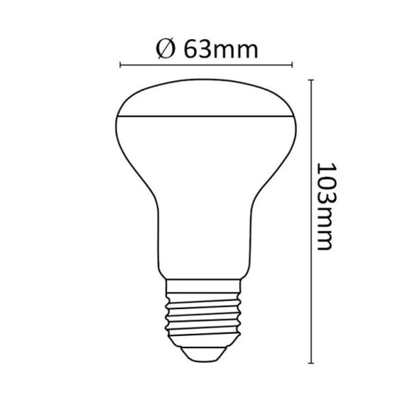 Lampada LED Asalite E27 10W 720Lm 3000K IP20 [ASAL-0066] 3