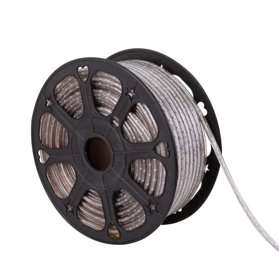 Faixa de 60 LEDs/M 480W 24.000Lm 6000ÂºK SMD3528 220VAC IP65 x100M 40.000H [HO-2203528-60-100MCW] 4