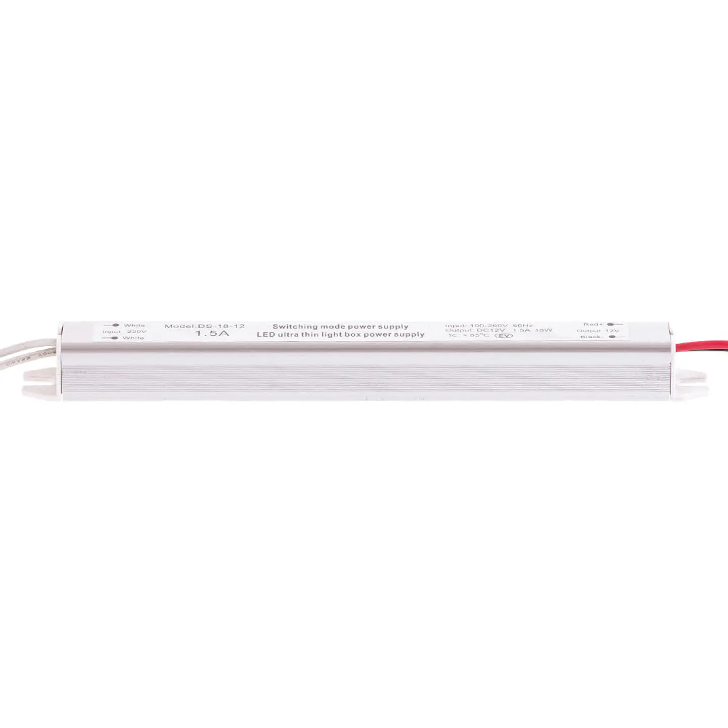 Transformador LED Ultrafino 18W 12VDC_110V-220V/AC IP20 [CP-18-12_220 IP21] 3