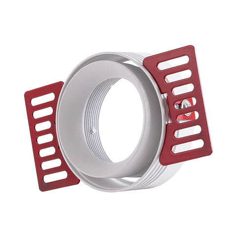 Anel Downlight Circular Aluminio Branco InclinÃ¡vel Ã˜75mm