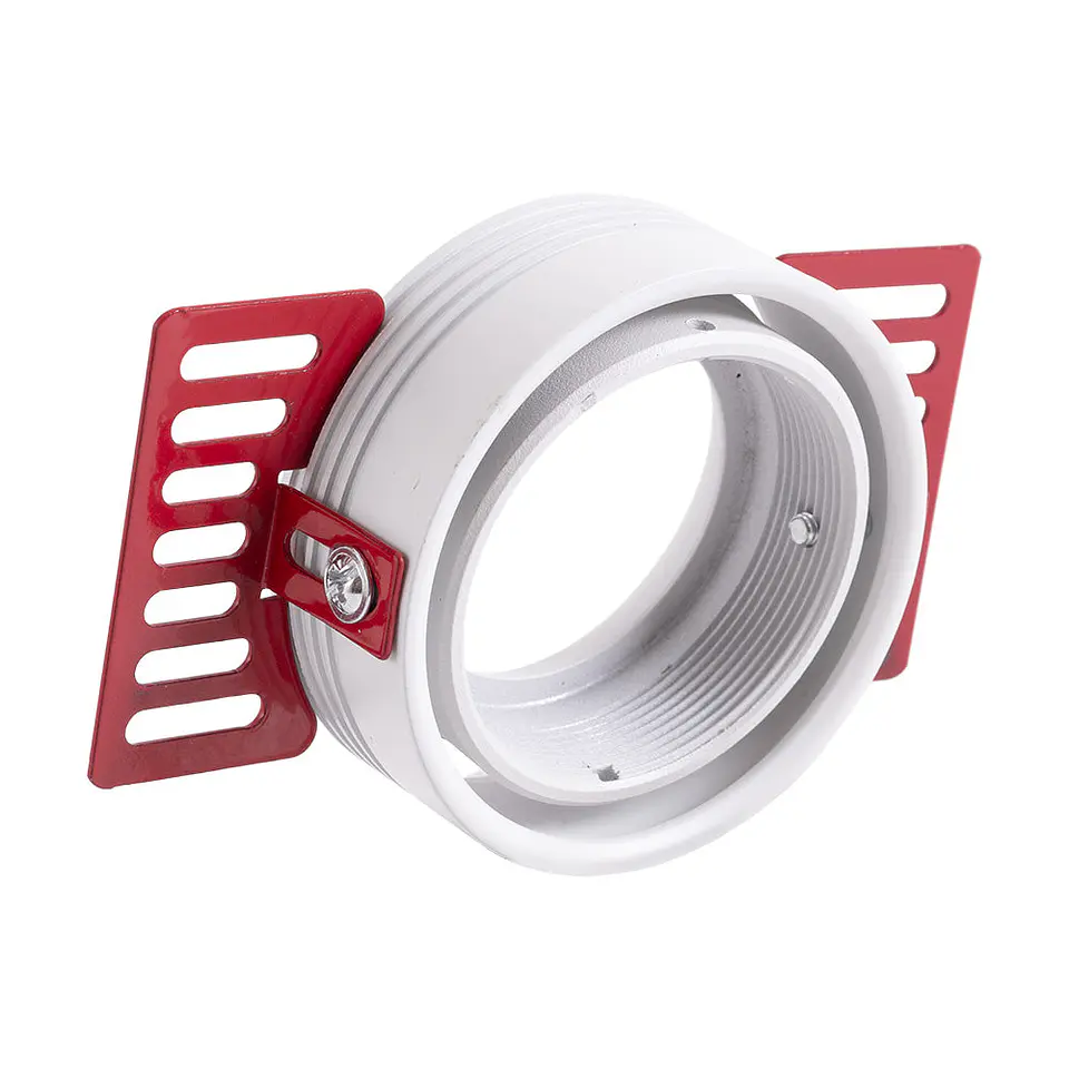 Anel Downlight Circular AlumÃ­nio Branco InclinÃ¡vel Ã˜75mm 3