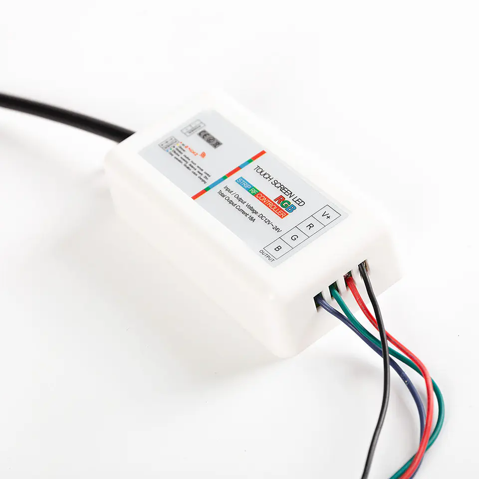 Controlador TÃ¡tilÂ Tira LED Led Rgb 12/24Vdc 216/432W 50M 2