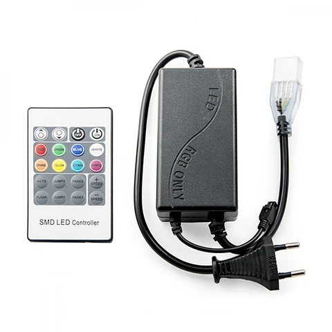 Controlador Tira LED Led Rgb 220Vac Controle Controlo Remoto â–º 50M [HO-CON220RGBMD]