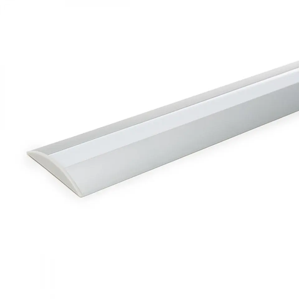 Perfil AlumÃ­nio Para AÂ Tira LED Led DifusorÂ Leitoso Lle-Alp021 X 2M 2