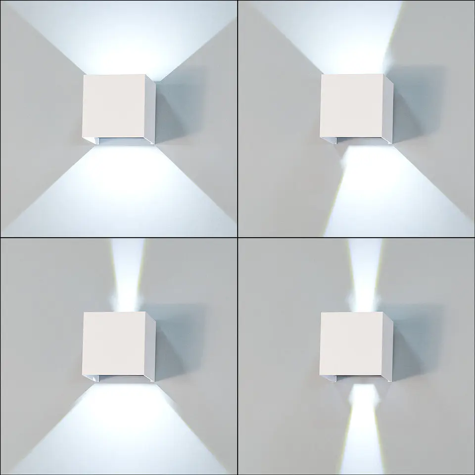 Aplique LED para exterior 2x5W 100Lm/W IP65 Branco 4000K [HO-APL06-IP65-WW] 2