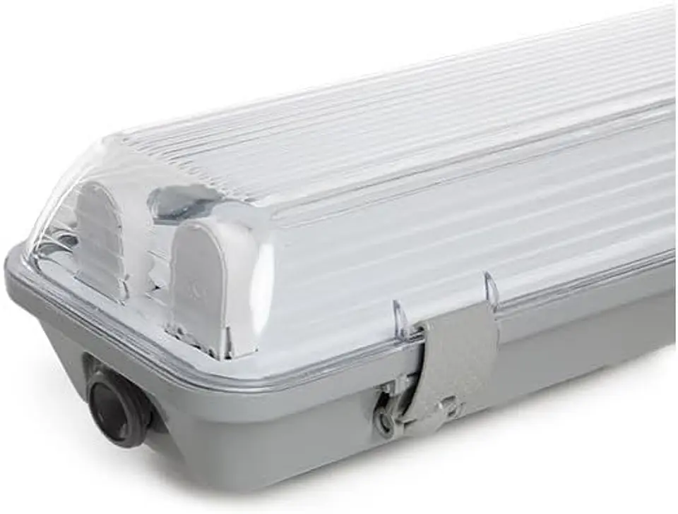 Kit de Luz LED conectÃ¡vel Ã  prova de Ã¡gua IP65: 2 tubos LED ABS/PC  1